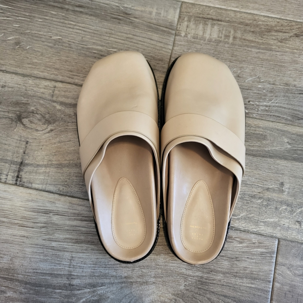 Porte & Prarie x Frankie shop leather Clog nwot size 8.5/9 white